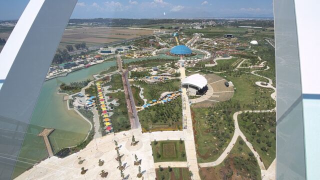 Antalya'daki EXPO 2016 alanının batı görünümü