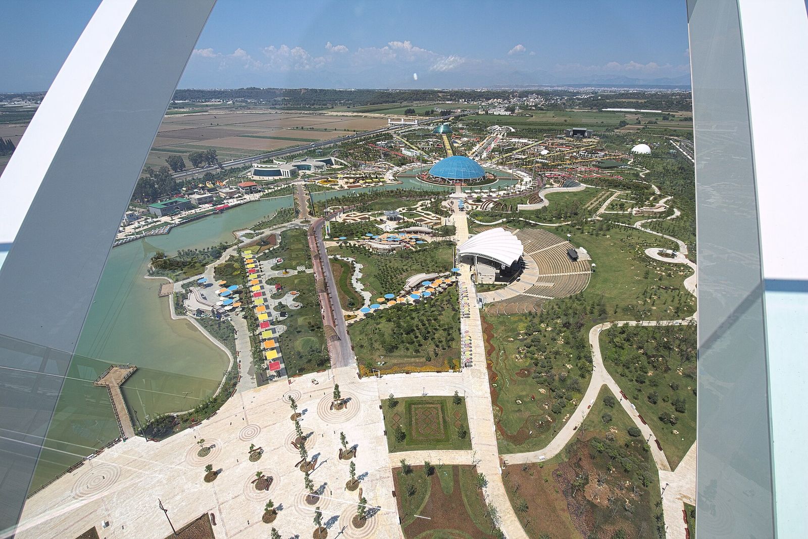 Antalya'daki EXPO 2016 alanının batı görünümü