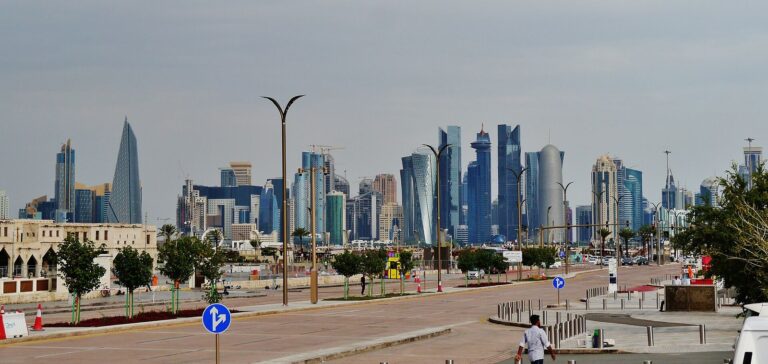 Doha şehir silueti