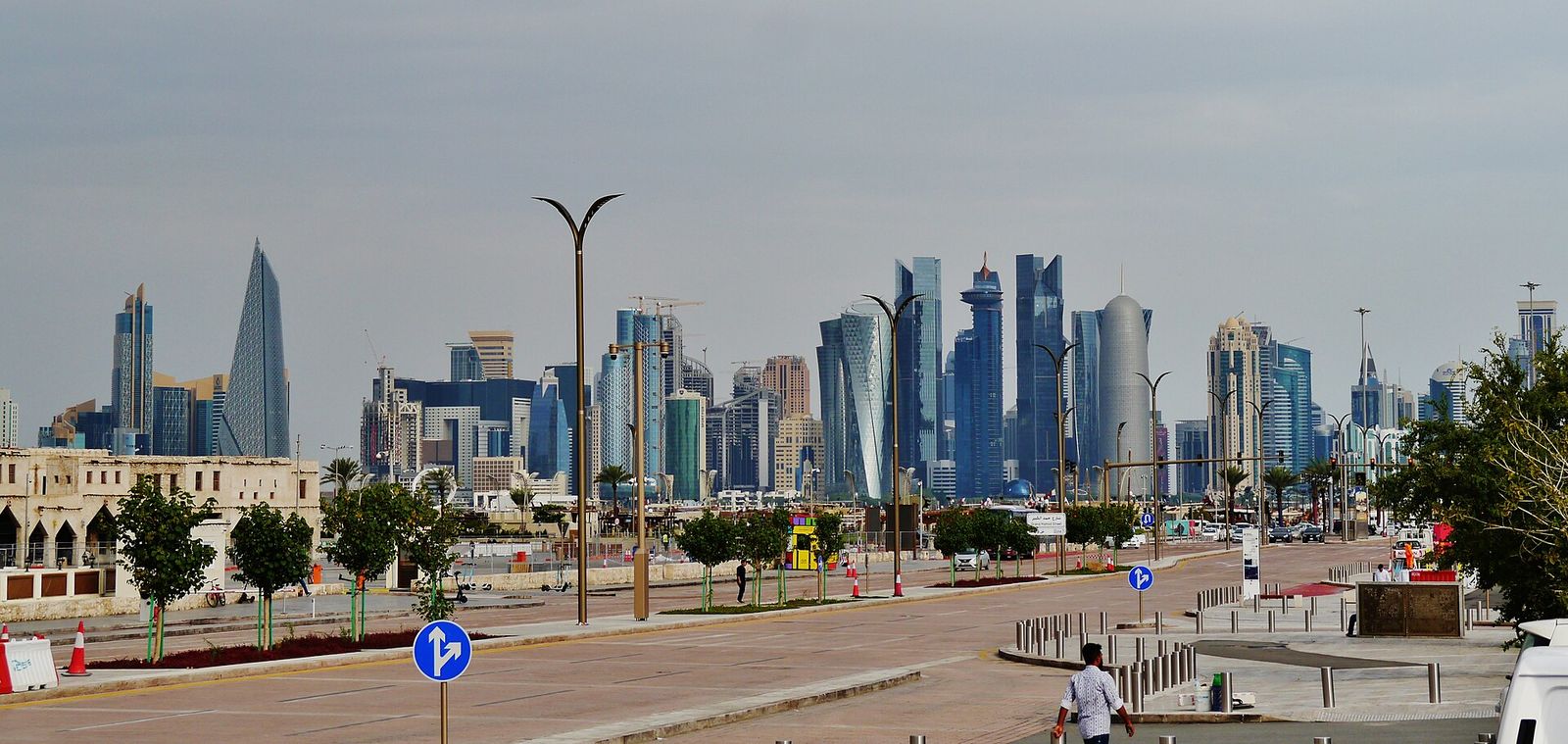 Doha şehir silueti